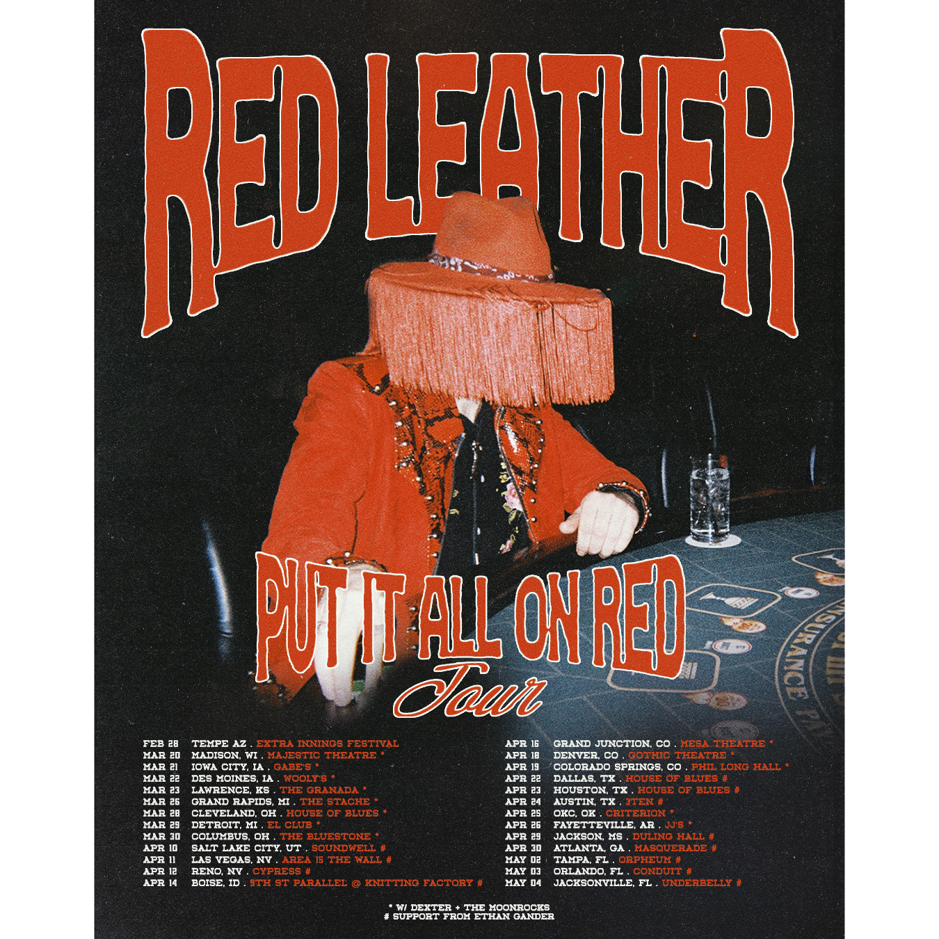 Put it All on Red 2025 Tour Poster - SIGNED