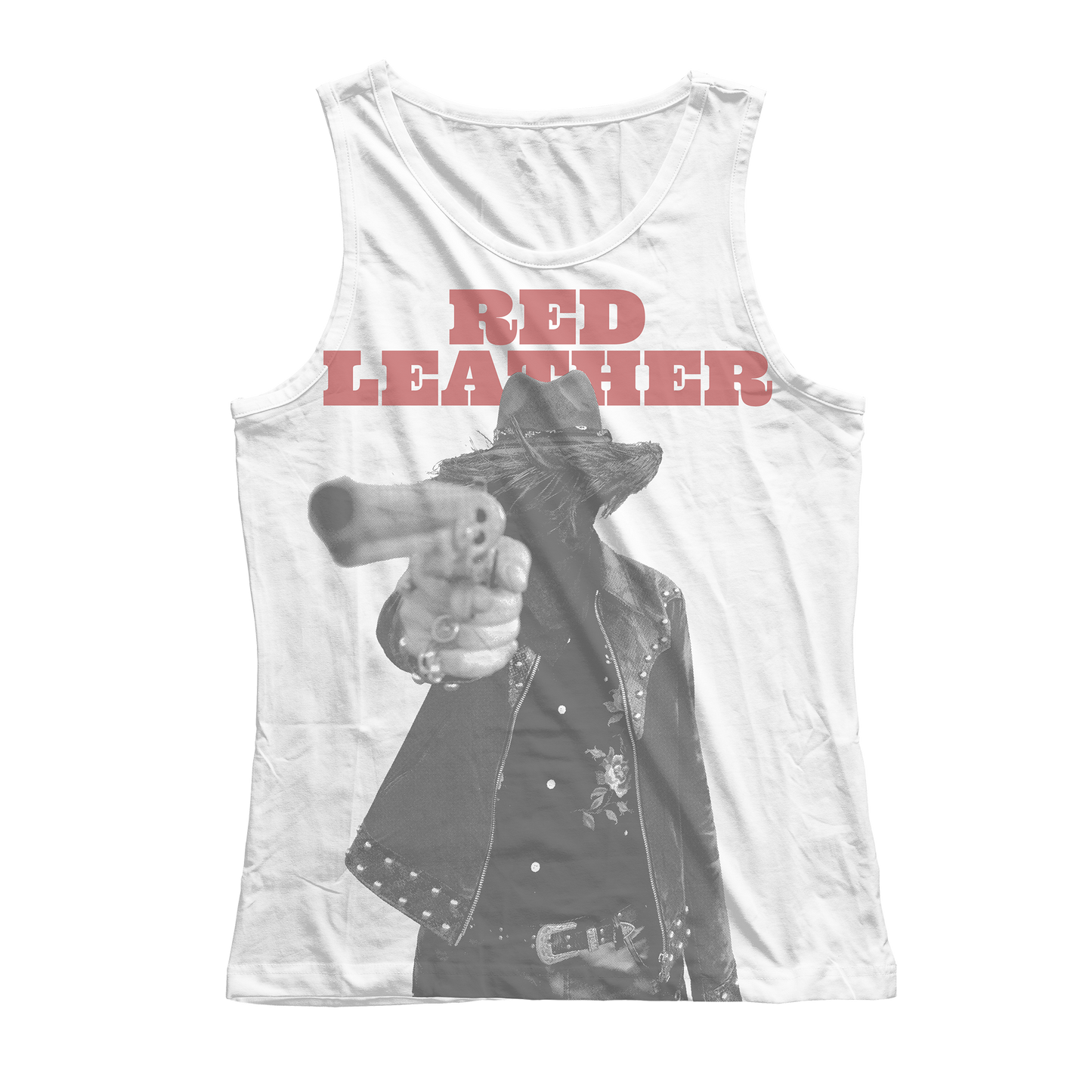 Red Leather Tank
