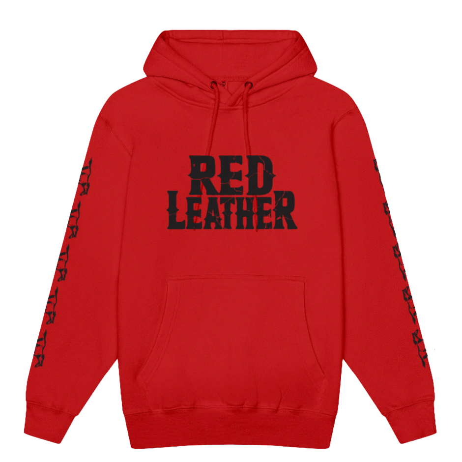 Merch Red Writing Merch – Red Leather