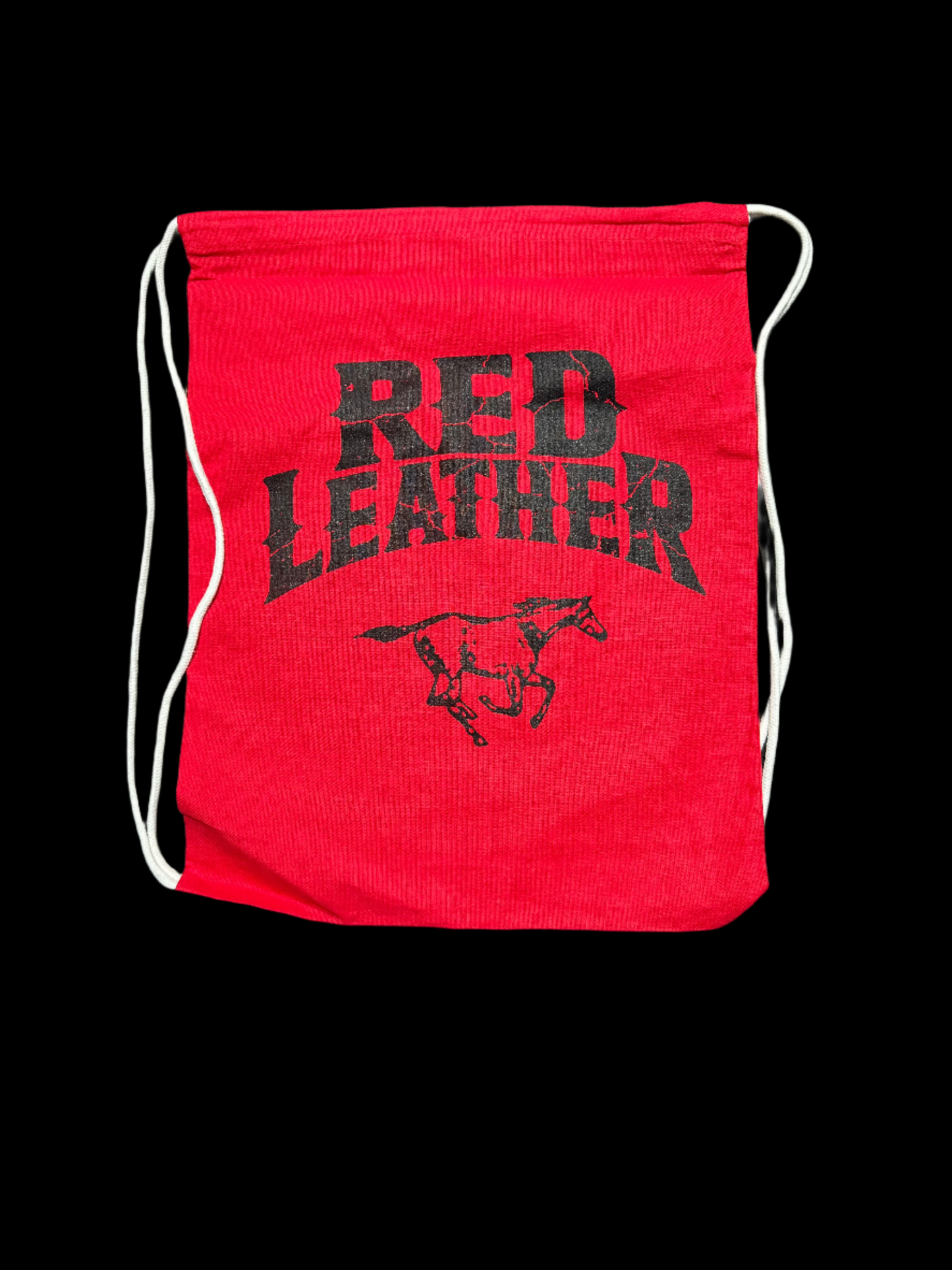 RED DRAWSTRING BAG