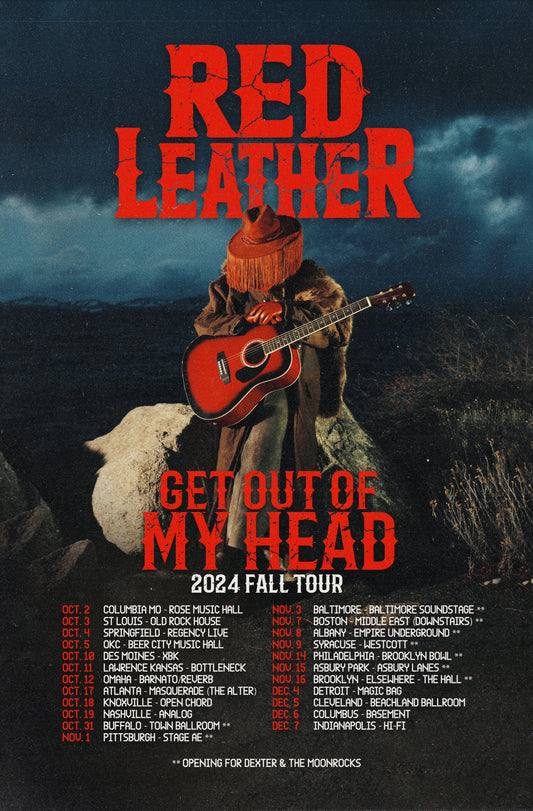 GET OUT OF MY HEAD TOUR POSTER