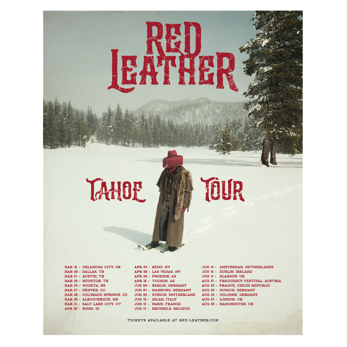 2026 Tahoe Tour Poster